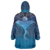 Polynesia Manta Ray Wearable Blanket Hoodie Let's The Sea Set You Free LT05 - Polynesian Pride