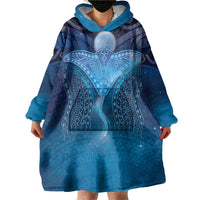 Polynesia Manta Ray Wearable Blanket Hoodie Let's The Sea Set You Free LT05 - Polynesian Pride