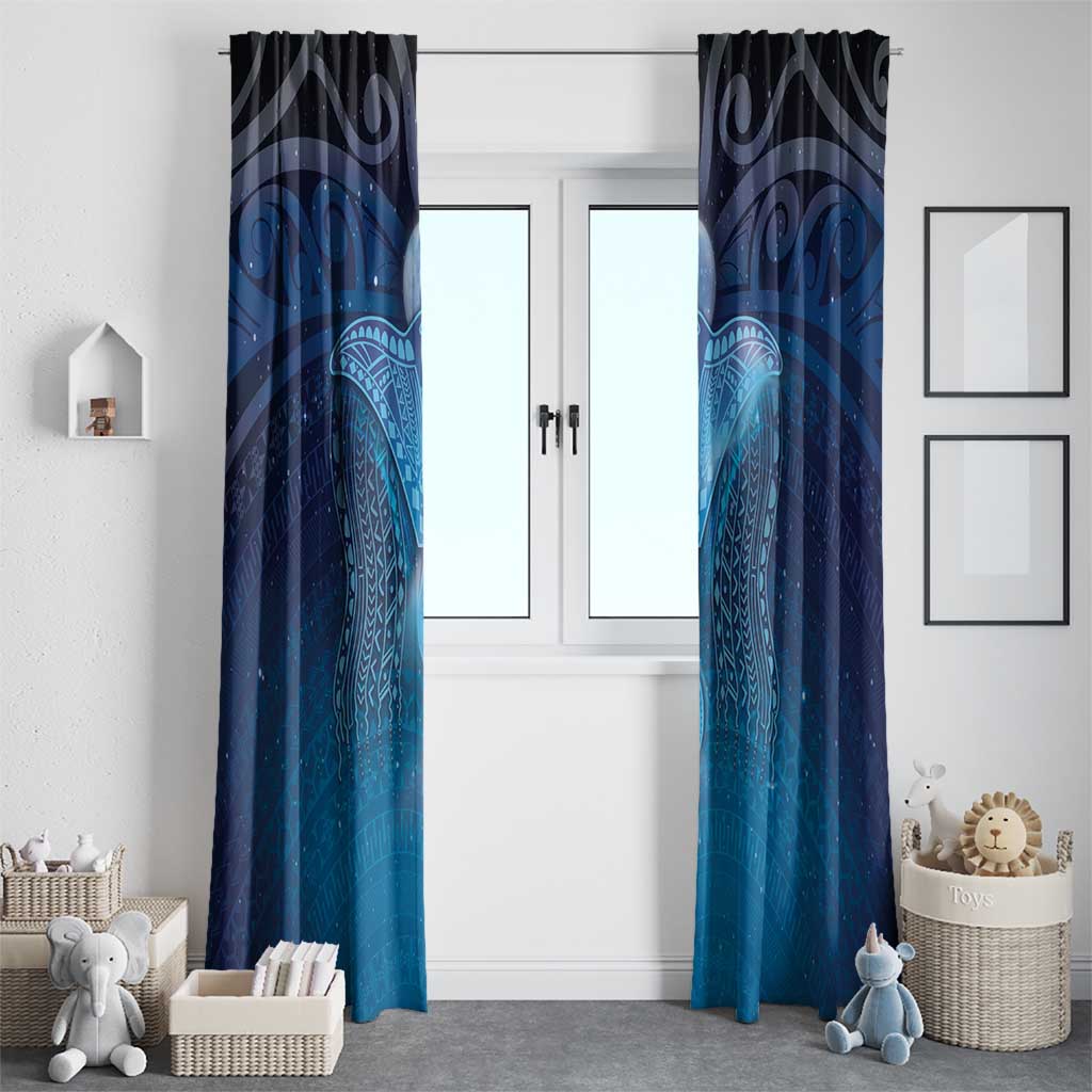 Polynesia Manta Ray Window Curtain Let's The Sea Set You Free - Polynesian Pride