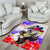 Filipino American History Month Area Rug The Eight-Rayed Sun Flags With Bald Eagle LT05 - Polynesian Pride