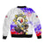 Filipino American History Month Bomber Jacket The Eight-Rayed Sun Flags With Bald Eagle LT05 - Polynesian Pride