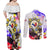 Filipino American History Month Couples Matching Off Shoulder Maxi Dress and Long Sleeve Button Shirts The Eight-Rayed Sun Flags With Bald Eagle LT05 - Polynesian Pride