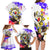 Filipino American History Month Family Matching Long Sleeve Bodycon Dress and Hawaiian Shirt The Eight-Rayed Sun Flags With Bald Eagle LT05 - Polynesian Pride