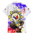 Filipino American History Month Family Matching Long Sleeve Bodycon Dress and Hawaiian Shirt The Eight-Rayed Sun Flags With Bald Eagle LT05 - Polynesian Pride