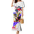 Filipino American History Month Family Matching Mermaid Dress and Hawaiian Shirt The Eight-Rayed Sun Flags With Bald Eagle LT05 Mom's Dress White - Polynesian Pride