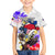 Filipino American History Month Family Matching Off Shoulder Long Sleeve Dress and Hawaiian Shirt The Eight-Rayed Sun Flags With Bald Eagle LT05 Son's Shirt White - Polynesian Pride