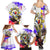 Filipino American History Month Family Matching Summer Maxi Dress and Hawaiian Shirt The Eight-Rayed Sun Flags With Bald Eagle LT05 - Polynesian Pride