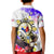 Filipino American History Month Kid Polo Shirt The Eight-Rayed Sun Flags With Bald Eagle LT05 - Polynesian Pride