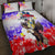 Filipino American History Month Quilt Bed Set The Eight-Rayed Sun Flags With Bald Eagle LT05 - Polynesian Pride