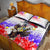 Filipino American History Month Quilt Bed Set The Eight-Rayed Sun Flags With Bald Eagle LT05 - Polynesian Pride