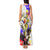 Filipino American History Month Tank Maxi Dress The Eight-Rayed Sun Flags With Bald Eagle LT05 - Polynesian Pride