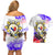 Personalized Filipino American History Month Couples Matching Off Shoulder Short Dress and Hawaiian Shirt The Eight-Rayed Sun Flags With Bald Eagle LT05 - Polynesian Pride