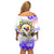 Personalized Filipino American History Month Off Shoulder Short Dress The Eight-Rayed Sun Flags With Bald Eagle LT05 - Polynesian Pride