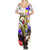 Personalized Filipino American History Month Summer Maxi Dress The Eight-Rayed Sun Flags With Bald Eagle LT05 - Polynesian Pride