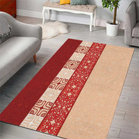 Papua New Guinea Area Rug Oro Tapa Pattern