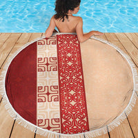 Papua New Guinea Beach Blanket Oro Tapa Pattern LT05 - Polynesian Pride