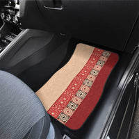 Papua New Guinea Car Mats Oro Tapa Pattern LT05 - Polynesian Pride