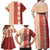 Papua New Guinea Family Matching Off Shoulder Maxi Dress and Hawaiian Shirt Oro Tapa Pattern