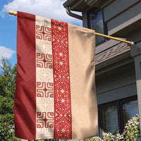 Papua New Guinea Garden Flag Oro Tapa Pattern LT05 - Polynesian Pride