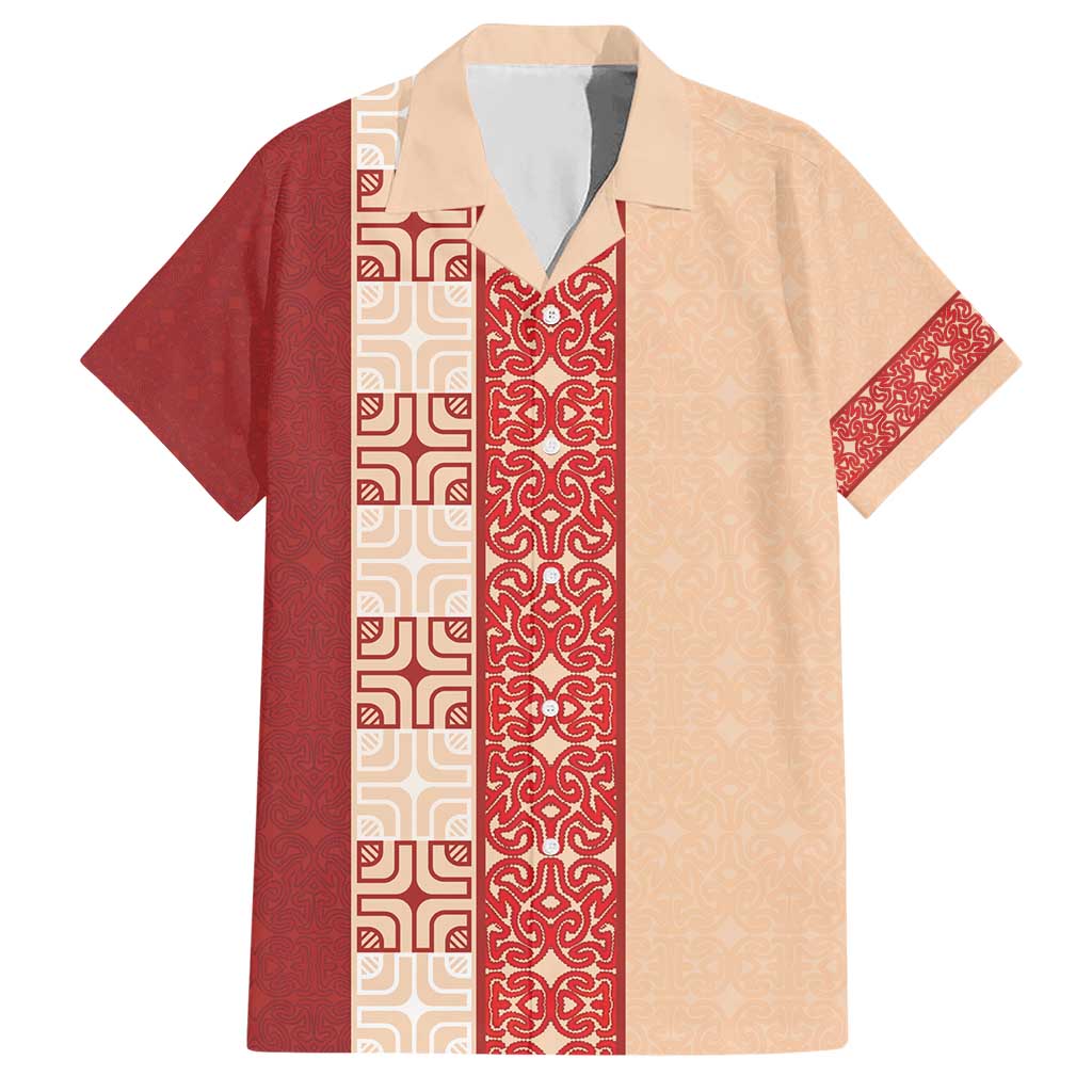 Papua New Guinea Hawaiian Shirt Oro Tapa Pattern LT05 Beige - Polynesian Pride