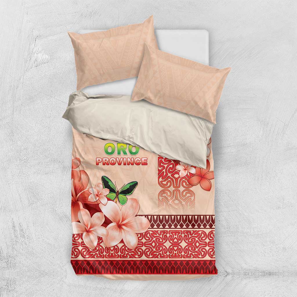 Papua New Guinea Oro Province Bedding Set Oro Birdwing Butterfly