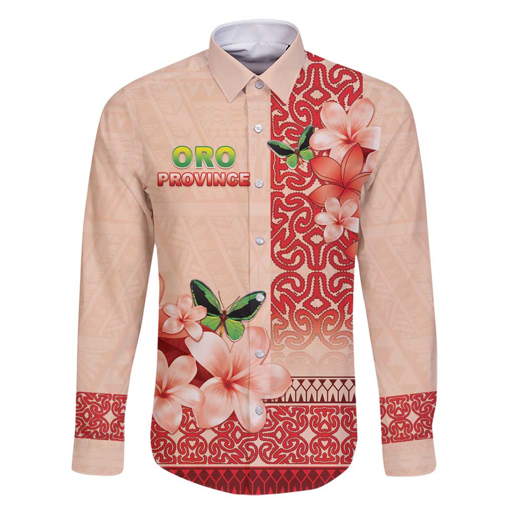 Papua New Guinea Oro Province Family Matching Long Sleeve Bodycon Dress and Hawaiian Shirt Oro Birdwing Butterfly