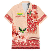 Papua New Guinea Oro Province Family Matching Short Sleeve Bodycon Dress and Hawaiian Shirt Oro Birdwing Butterfly