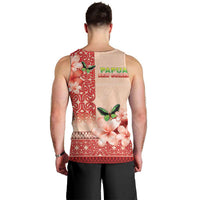Papua New Guinea Oro Province Men Tank Top Oro Birdwing Butterfly LT05 - Polynesian Pride