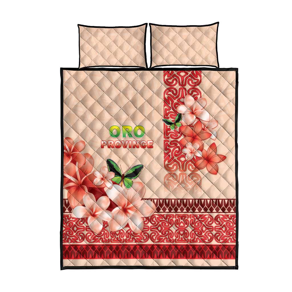 Papua New Guinea Oro Province Quilt Bed Set Oro Birdwing Butterfly LT05 - Polynesian Pride