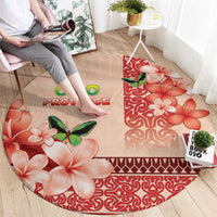 Papua New Guinea Oro Province Round Carpet Oro Birdwing Butterfly