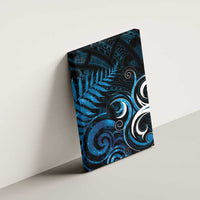 New Zealand Sea Week Canvas Wall Art Maori Wave Pattern Ocean Blue LT05 - Polynesian Pride