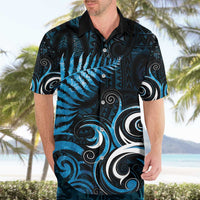 New Zealand Sea Week Hawaiian Shirt Maori Wave Pattern Ocean Blue LT05 - Polynesian Pride