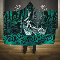 New Zealand Waka Racing Hooded Blanket Maori Warriors LT05 - Polynesian Pride