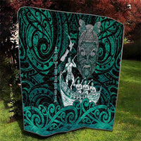 New Zealand Waka Racing Quilt Maori Warriors