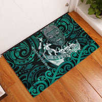 New Zealand Waka Racing Rubber Doormat Maori Warriors LT05 - Polynesian Pride
