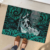 New Zealand Waka Racing Rubber Doormat Maori Warriors LT05 - Polynesian Pride