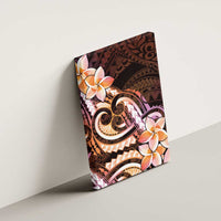 Polynesian Art Tattoo Canvas Wall Art Plumeria Flowers Peach Gradient LT05 - Polynesian Pride