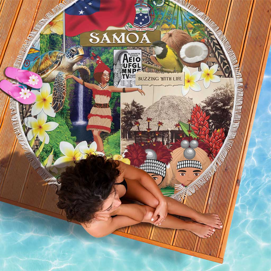 Samoa Culture Beach Blanket Embracing The Spirit LT05 - Polynesian Pride