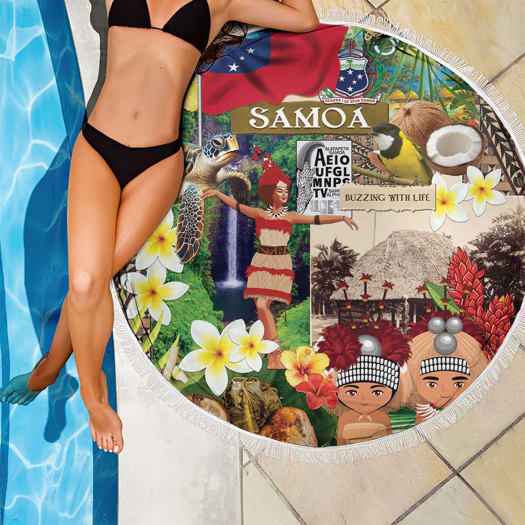 Samoa Culture Beach Blanket Embracing The Spirit LT05 - Polynesian Pride
