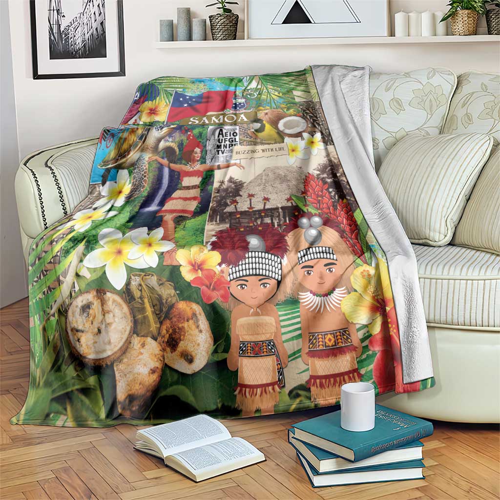 Samoa Culture Blanket Embracing The Spirit LT05 Beige - Polynesian Pride