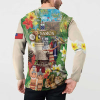 Samoa Culture Button Sweatshirt Embracing The Spirit LT05 - Polynesian Pride