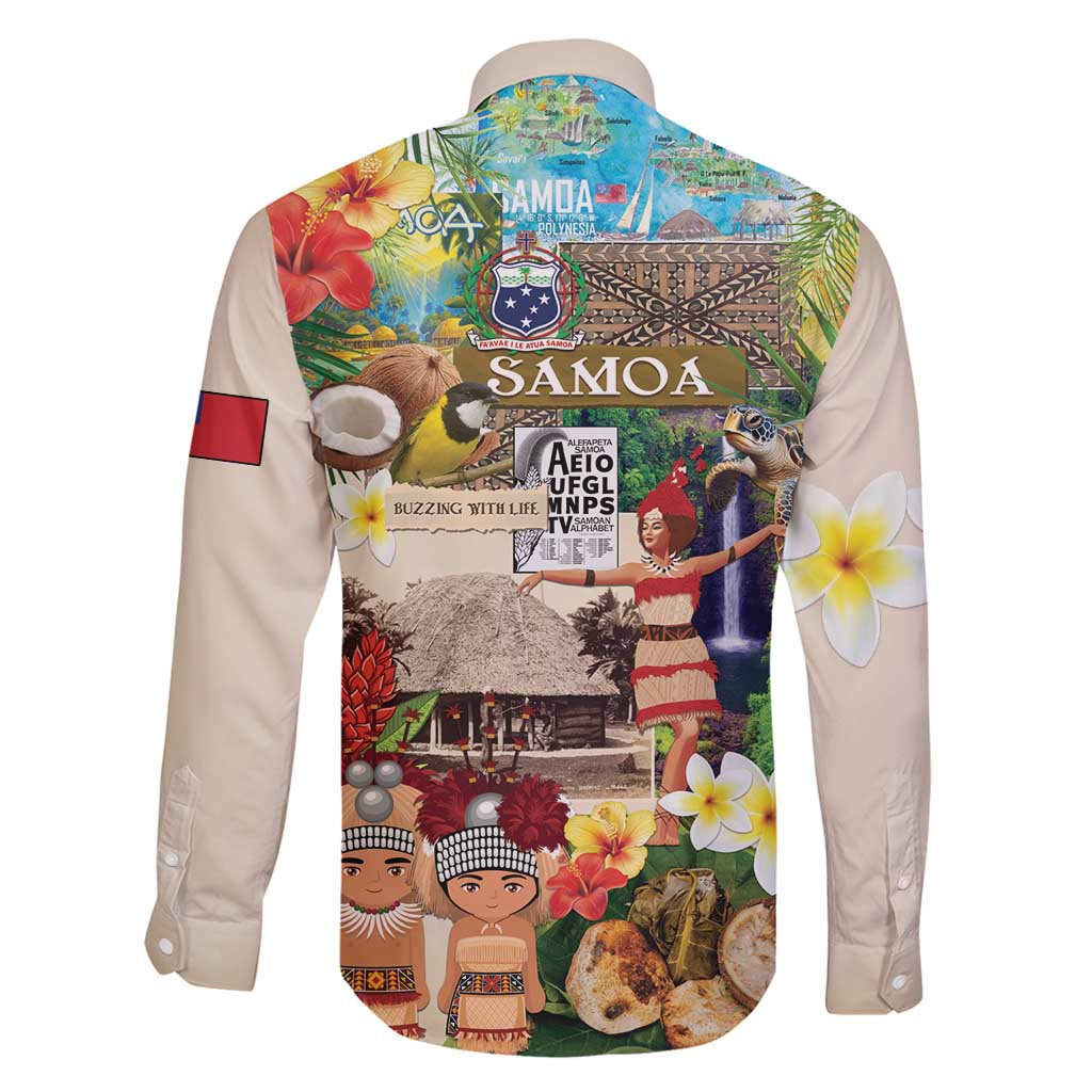 Samoa Culture Family Matching Off Shoulder Maxi Dress and Hawaiian Shirt Embracing The Spirit
