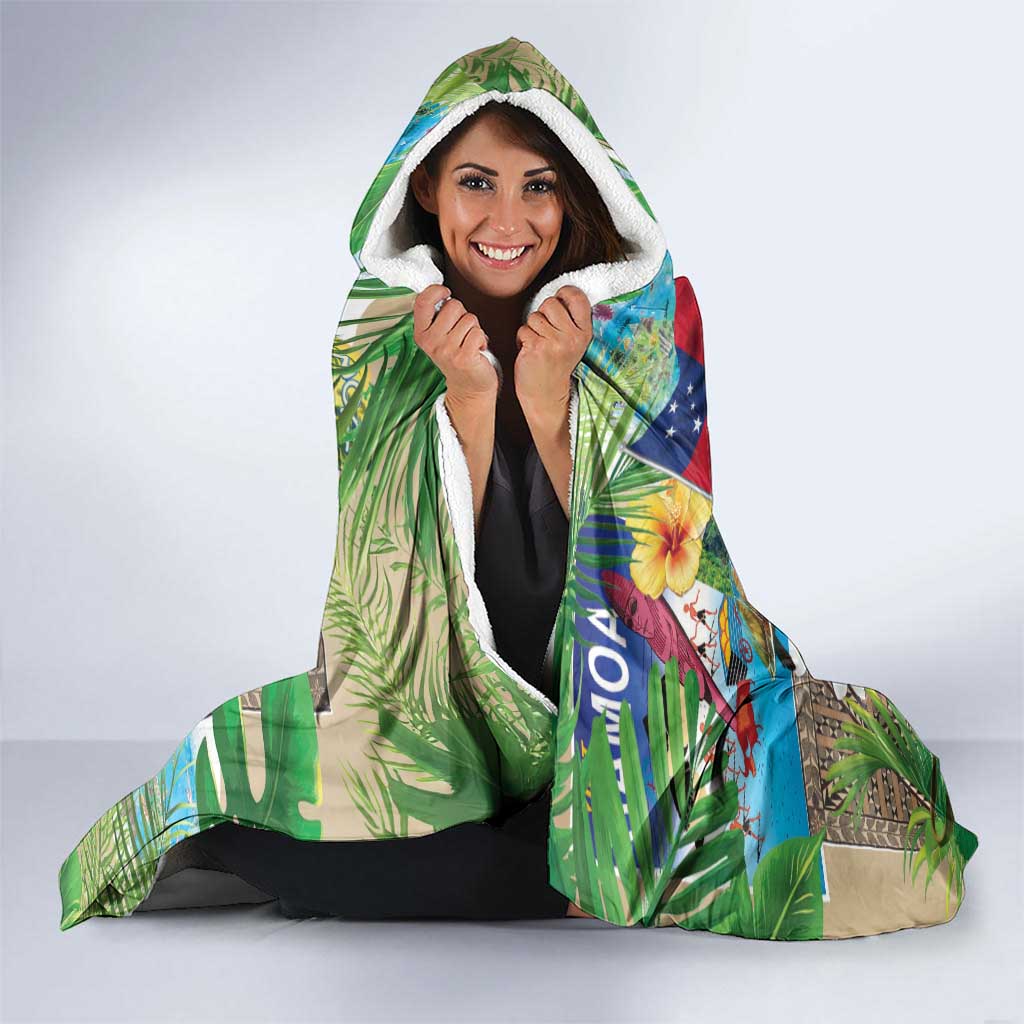 Samoa Culture Hooded Blanket Embracing The Spirit LT05 - Polynesian Pride