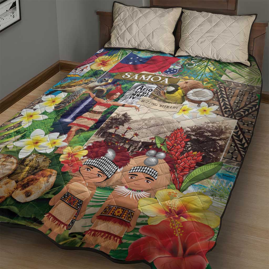Samoa Culture Quilt Bed Set Embracing The Spirit LT05 - Polynesian Pride