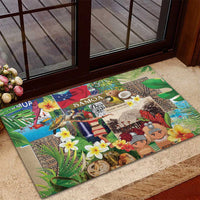 Samoa Culture Rubber Doormat Embracing The Spirit LT05 - Polynesian Pride