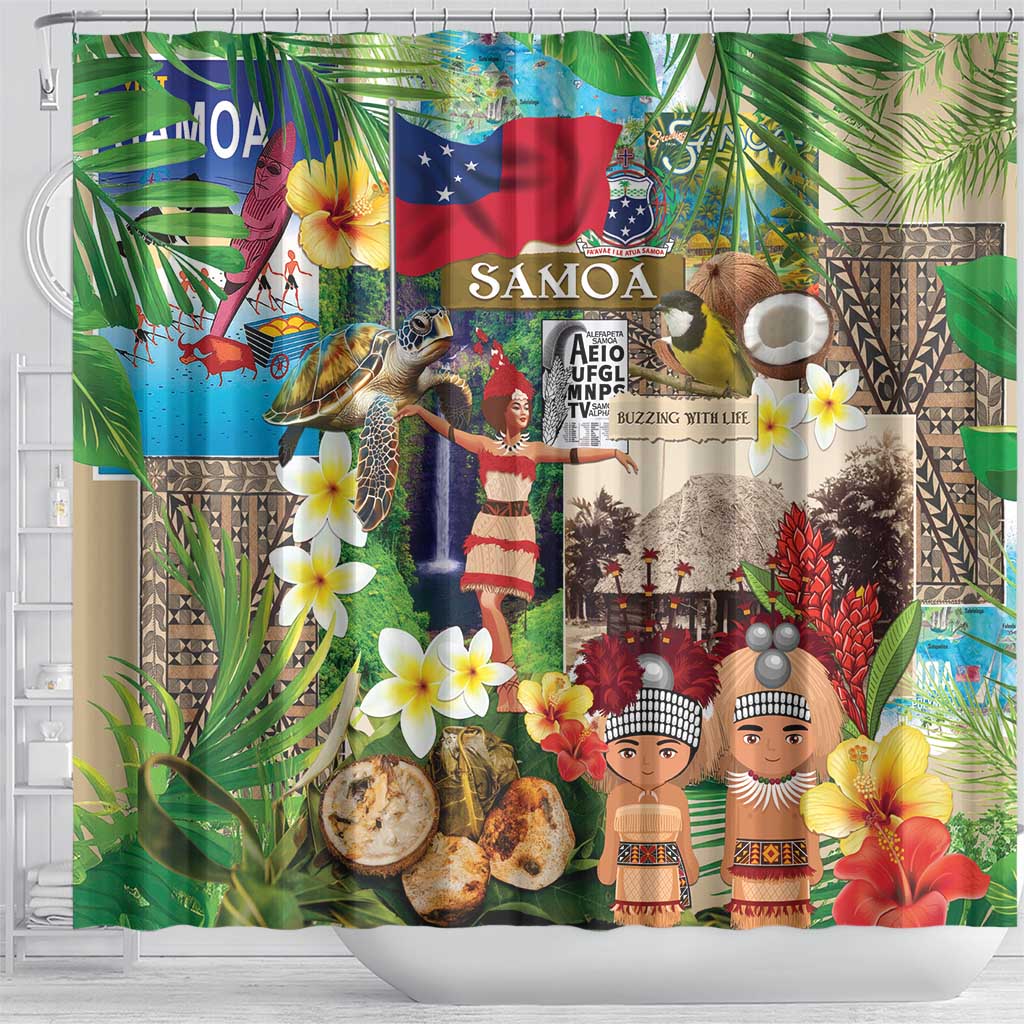 Samoa Culture Shower Curtain Embracing The Spirit