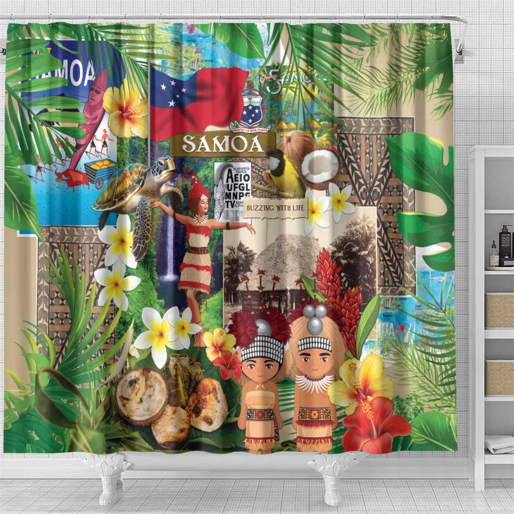 Samoa Culture Shower Curtain Embracing The Spirit