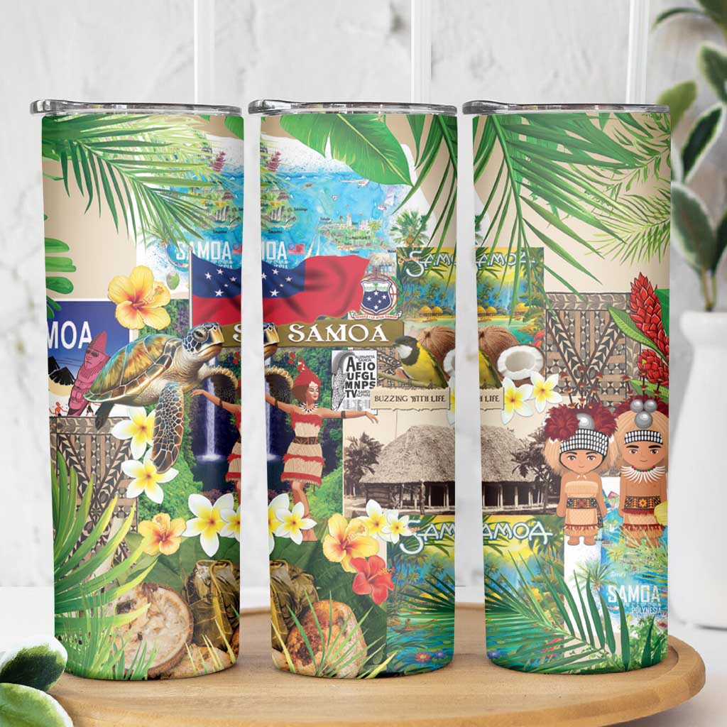 Samoa Culture Skinny Tumbler Embracing The Spirit
