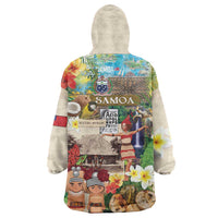 Samoa Culture Wearable Blanket Hoodie Embracing The Spirit LT05 - Polynesian Pride