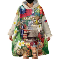 Samoa Culture Wearable Blanket Hoodie Embracing The Spirit LT05 - Polynesian Pride